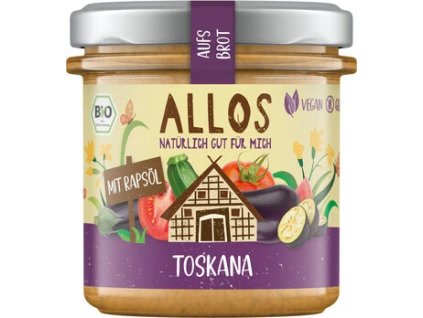 Allos Pomázánka toskánská 140 g bio  BIO VEGAN BEZLEPEK