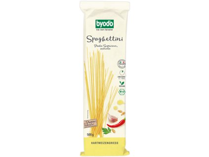 Byodo Spaghettini semolinové 500 g bio  BIO VEGAN