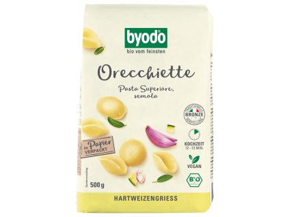 Byodo Orecchiette semolinové 500 g bio  BIO VEGAN