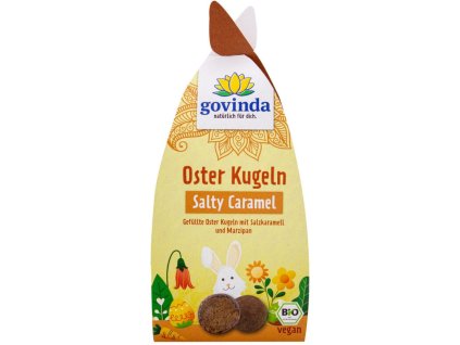 Govinda Marcipánové kuličky slaný karamel 50 g bio  BIO VEGAN
