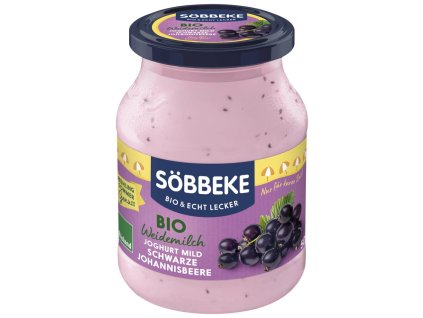 Söbbeke Jogurt černý rybíz 500 g bio  BIO VEGETARIAN