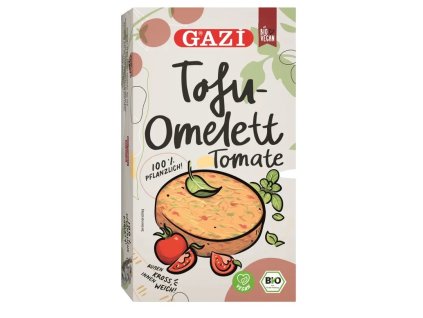 GAZI Tofu omeleta rajčatová 180 g bio  BIO VEGAN BEZLEPEK