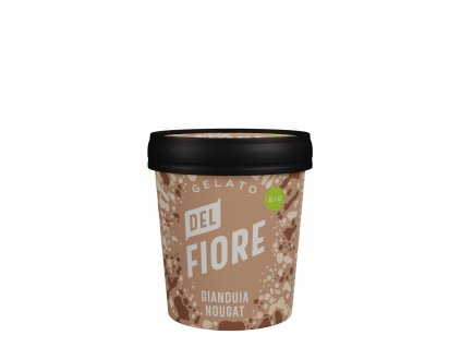Del Fiore Gelato Nugátová zmrzlina Gianduia 130 ml bio  BIO VEGETARIAN