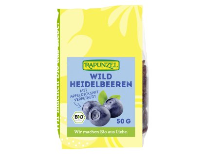Rapunzel Sušené lesní borůvky 50 g bio  BIO VEGAN BEZLEPEK