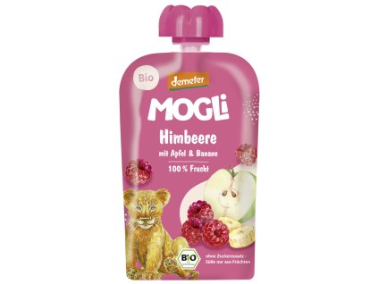 Mogli Pyré Malina, jablko, banán 100 g bio  BIO VEGAN DEMETER