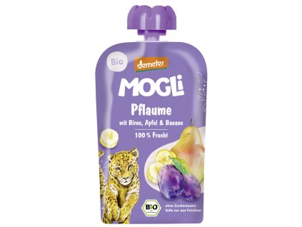MOGLi Pyré švestka hruška banán 100 g bio  BIO VEGAN DEMETER