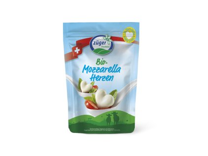 Züger Mozzarellová srdíčka 260 g bio  BIO VEGETARIAN