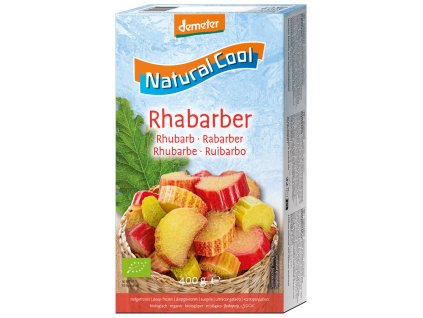 Natural Cool Rebarbora kousky 400 g bio  BIO VEGAN DEMETER