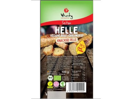 Wheaty Vegan grilovací klobásky světlé 100 g bio  BIO VEGAN
