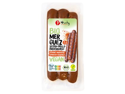 Wheaty Pikantní vegan klobásy à la Merguez 120 g bio  BIO VEGAN