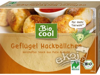 Bio-Cool Masové kuličky drůbeží 200 g bio  BIO