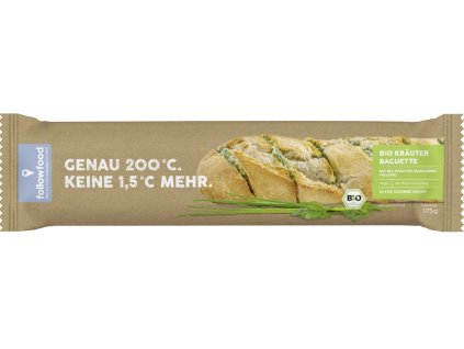 Followfood Bageta s bylinkovým margarínem 175 g bio  BIO VEGAN