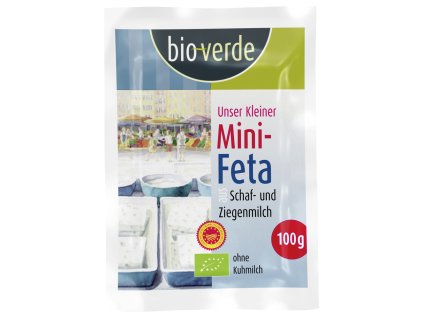 BioVerde Řecká mini feta 100 g bio  BIO VEGETARIAN