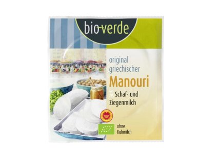 BioVerde Řecký sýr Manouri 150 g bio  BIO VEGETARIAN