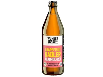 WUNDERBRAEU Radler grepfruit nealkoholický 0,5 l bio BIO VEGAN