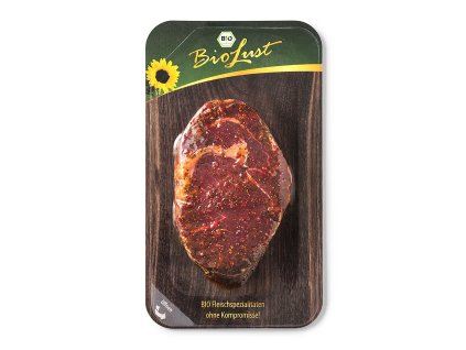 Biolust Hovězí steak Entrecôte cca 250 g bio  BIO