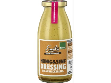 Emils Dresink medovo-hořčicový 250 ml bio  BIO BEZLEPEK