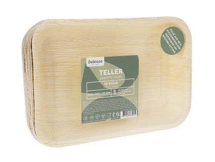 belesse nature Talíře z palmového listí velké 10 ks eco  ECO