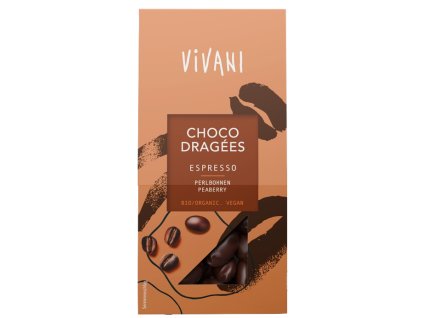 Vivani Čokodražé espresso 75 g bio  BIO VEGAN