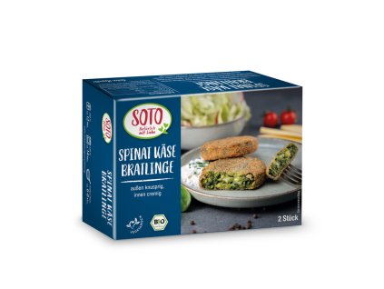 Soto Špenátovo-sýrové karbanátky 190 g bio  BIO VEGETARIAN