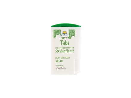 Govinda Stéviové tablety 300 kusů 18 g  VEGAN