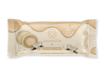 coconilla Datlové kuličky kokos a bílá čokoláda 42 g bio  BIO VEGAN BEZLEPEK