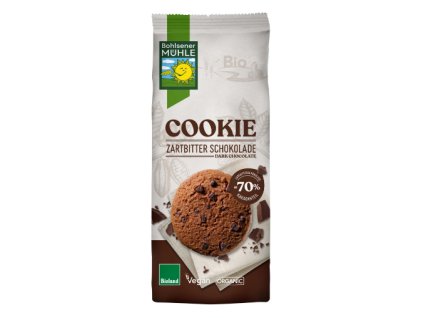 Bohlsener Mühle Cookies s hořkou čokoládou 175 g bio  BIO