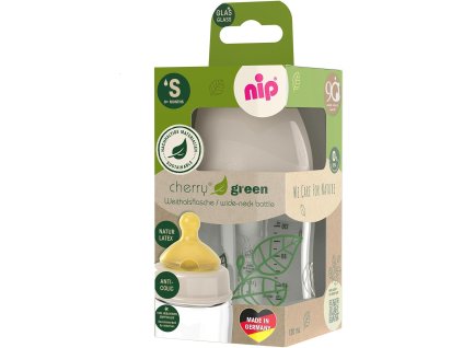 nip Dětská skleněná lahev 120 ml 1 ks eco  ECO