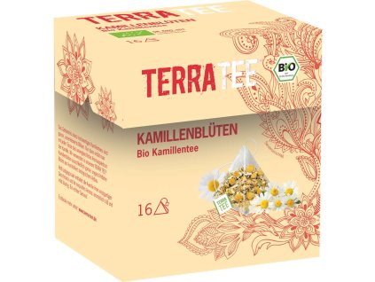 Terra Tee Bylinný čaj Heřmánkový květ 16 x 1,2 g bio  BIO VEGAN