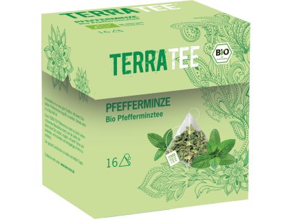 Terra Tee Bylinný čaj Peprmint 16 x 1,4 g bio  BIO VEGAN