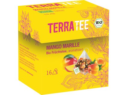 Terra Tee Ovocný čaj Mango s meruňkou 16 x 1,8 g bio  BIO VEGAN