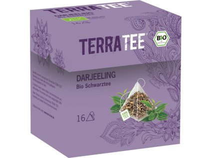Terra Tee Černý čaj Darjeeling 16 x 2,2 g bio  BIO VEGAN