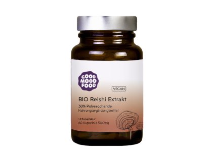 goodmoodfood Extrakt z hub Reishi 60 tbl bio  BIO VEGAN BEZLEPEK