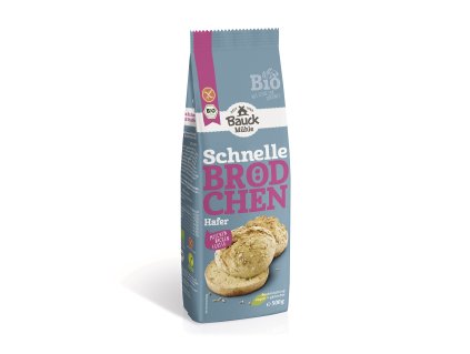 Bauckhof Směs na pečení rychlé ovesné housky 500 g bio  BIO VEGAN BEZLEPEK
