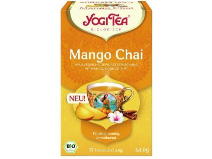 Yogi Tea Mango Chai 34 g bio (Množství 1 balení)