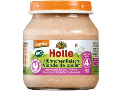 Holle Dětský příkrm kuře 125 g bio  BIO DEMETER BEZLEPEK