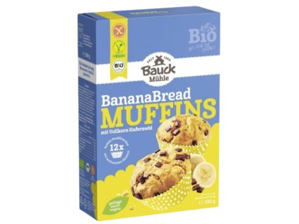 Bauckhof Směs na pečení banánové muffiny 280 g bio  BIO BEZLEPEK