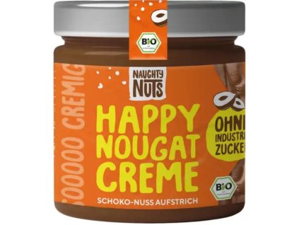 Naughty Nuts Happy nugátový krém 250 g bio  BIO VEGAN