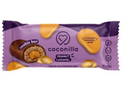 coconilla Tyčinka arašídy a karamel 40 g bio  BIO VEGAN BEZLEPEK
