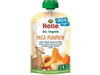 Holle Alpaka Dýně, broskev, banán a oves 100 g bio  BIO VEGAN