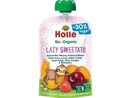 Holle Lenochod Batát, švestka, dýně, a jahoda 100 g bio  BIO VEGAN