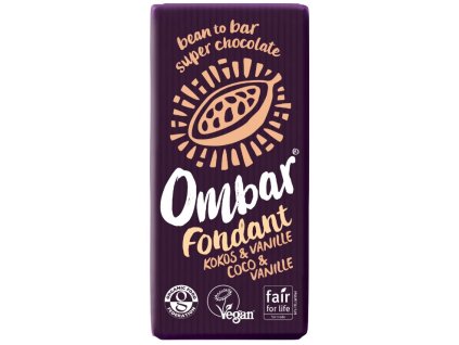 Ombar Čokoláda s kokosovým mlékem a vanilkou 70 g bio  BIO VEGAN