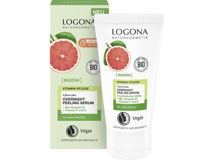 Logona Noční peelingové sérum s grapefruitem a vitaminy 50 ml eco  ECO VEGAN