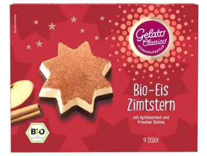 Gelato Classico Zmrzlinové hvězdičky jablko a skořice 360 ml bio  BIO