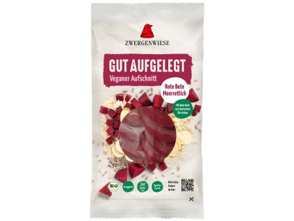 Zwergenwiese Veganský nářez s červenou řepou a křenem 100 g bio  BIO VEGAN BEZLEPEK