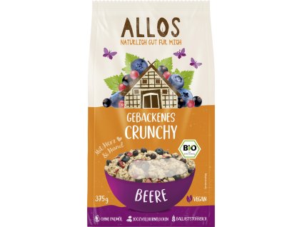 Allos Křupavé pečené müsli ovocné 375 g bio  BIO VEGAN