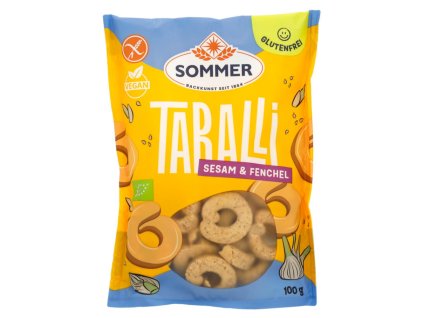 Sommer Tarali sezam a fenykl 100 g bio  BIO VEGAN BEZLEPEK