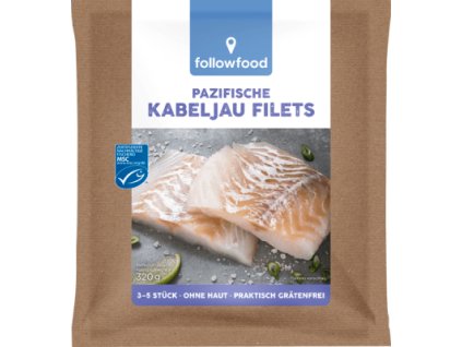 Followfood Filety z pacifické tresky 320 g msc  MSC