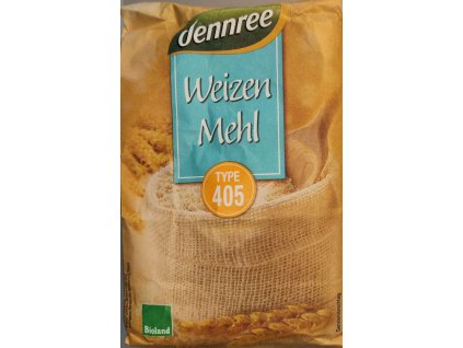 Dennree Pšeničná mouka typ 405 1 kg bio  BIO VEGAN