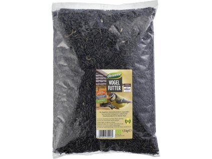 Dennree Krmná slunečnice pro ptáčky 1,5 kg bio  BIO